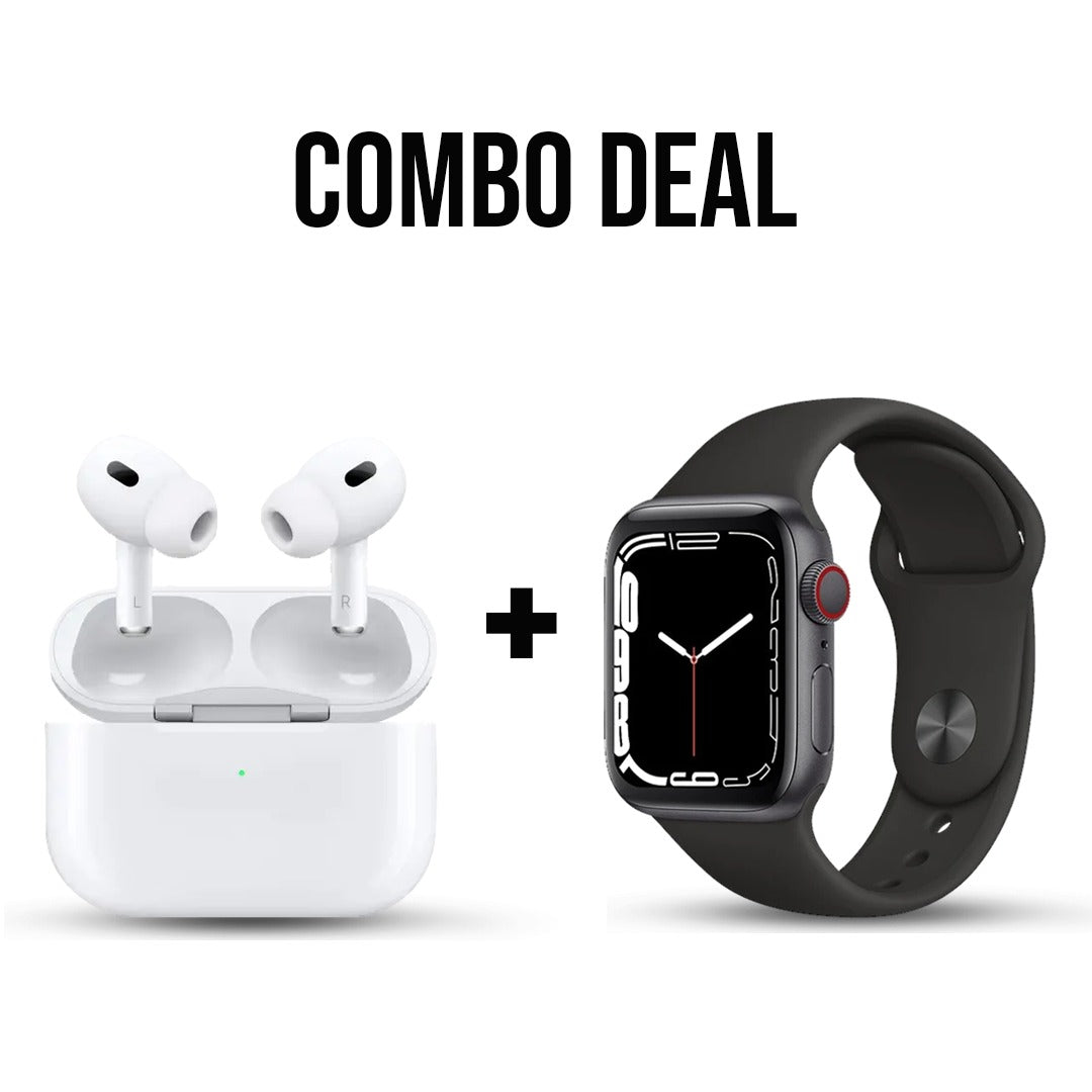 Sam,s Mart Combo Deal Smart Watch + Air-Pods Pro