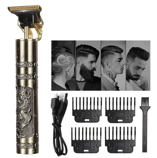 Vintage Rechargeable T9 Hair Stainless Steel Trimmer
